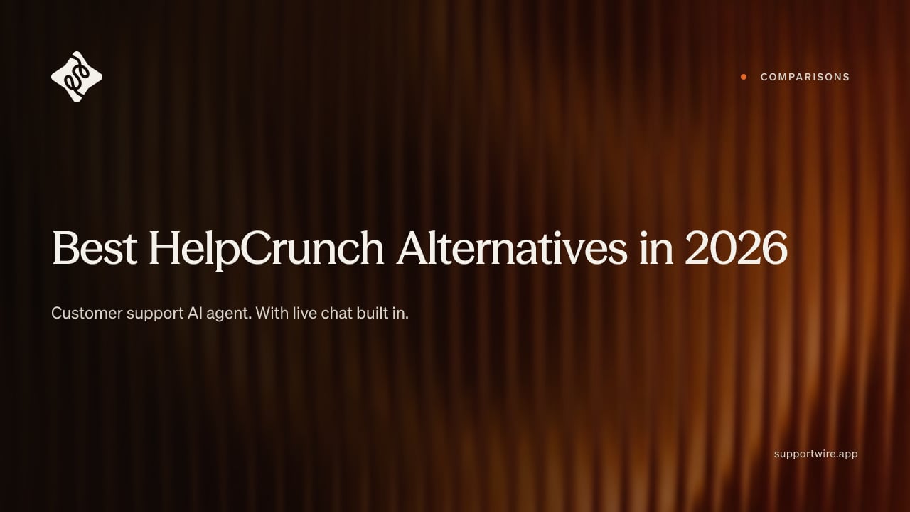 Best HelpCrunch Alternatives in 2026